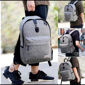 Anti-theft laptop backpack w/ USB Charging Port